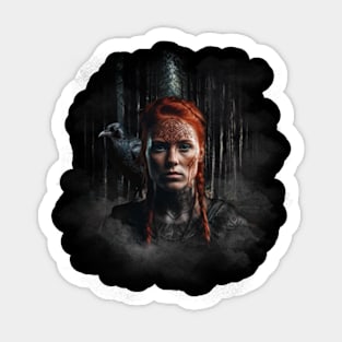 Redhead Warrior Sticker